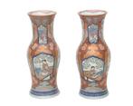 Twee porseleinen vazen, Japan, Meiji periode (1868-1912), Antiek en Kunst