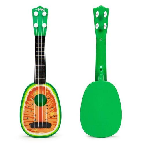Ecotoys mini kunststof kinder ukelele / gitaar watermeloen, Kinderen en Baby's, Speelgoed | Overig, Ophalen of Verzenden