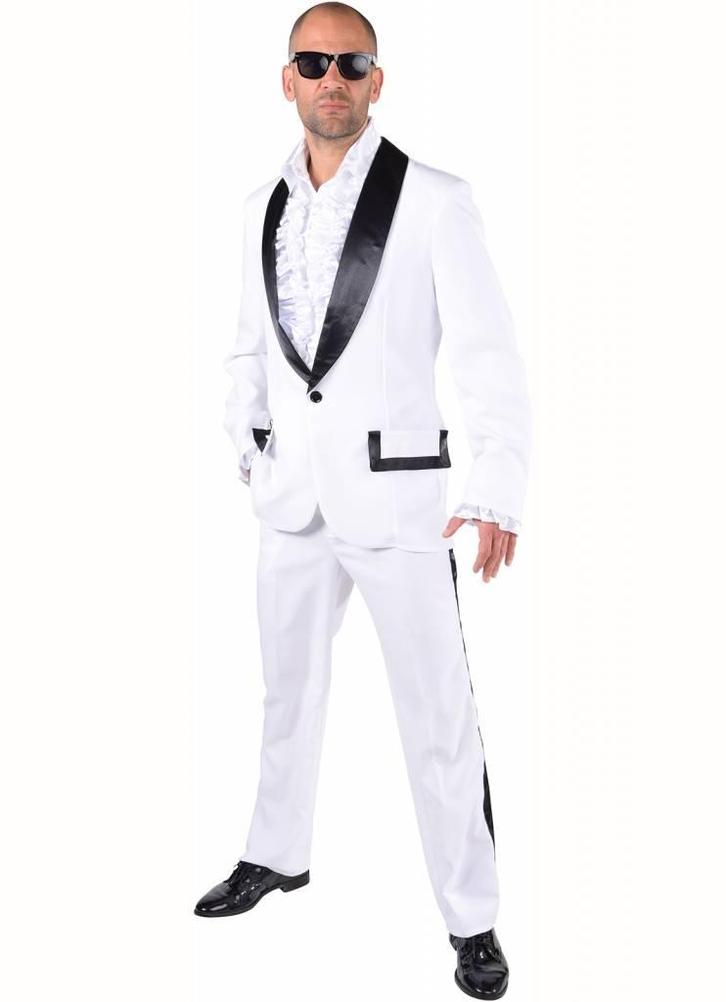 Smoking pak elite wit, Kleding | Heren, Carnavalskleding en Feestkleding, Nieuw, Ophalen of Verzenden