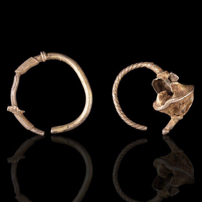 Viking Set zilveren oorbellen (Zonder Minimumprijs), Antiek en Kunst, Antiek | Overige Antiek