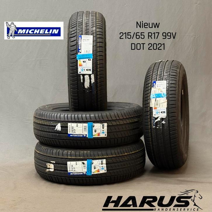 215/65/17 99H Michelin zomerbanden nieuw 4 stuks, Auto-onderdelen, Banden en Velgen, 17 inch, Erkend duurzaam, Zomerbanden, 215 mm