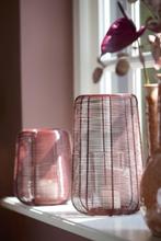 2dekans | Light & Living windlicht ADETA glans bordeaux met, Huis en Inrichting, Woonaccessoires | Overige, Ophalen of Verzenden