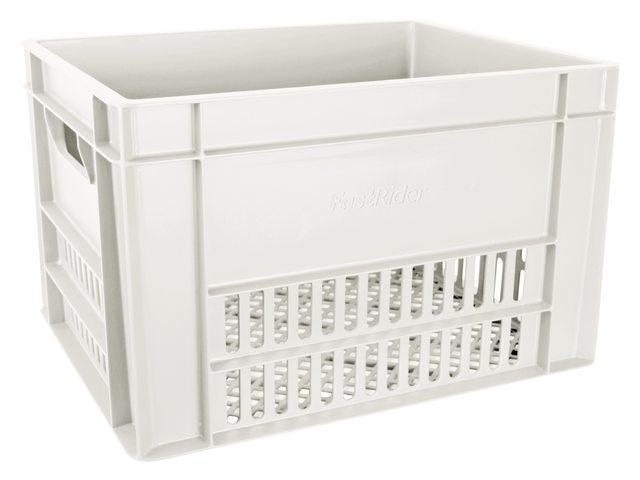 Fast Rider Kunststof Fietskrat Wit, Fietsen en Brommers, Fietsaccessoires | Fietsmanden, Nieuw, Verzenden