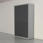 Kinnarps roldeurkast, aluminium, 198 x 120 cm, incl. 4, Ophalen of Verzenden, Nieuw