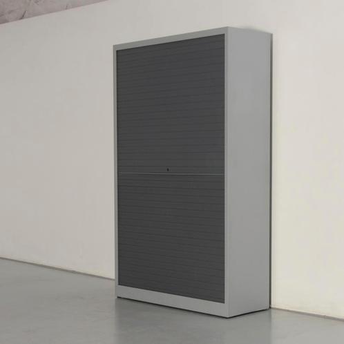 Kinnarps roldeurkast, aluminium, 198 x 120 cm, incl. 4, Huis en Inrichting, Kasten | Roldeurkasten en Archiefkasten, Ophalen of Verzenden