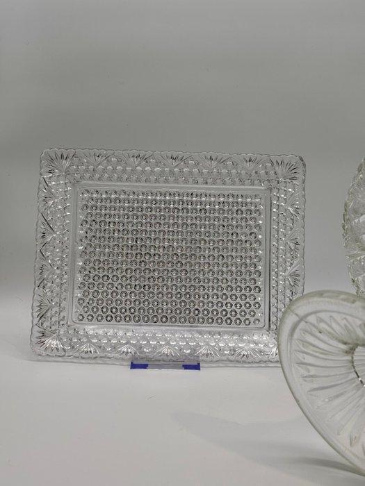 Verreries de Scailmont - Brockwitz Glasfabrik - Dienblad (2), Antiek en Kunst, Antiek | Glas en Kristal