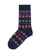 HEMA Damessokken kerst donkerblauw, Kleding | Dames, Verzenden, Nieuw
