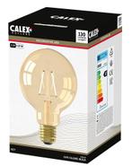 Calex filament LED globelamp G95 E27 2W 136lm 2100K Goud..., Nieuw, Ophalen of Verzenden