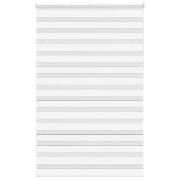 vidaXL Zebra rolgordijn 140x230 cm stofbreedte 135,9cm, Huis en Inrichting, Stoffering | Gordijnen en Lamellen, Wit, Nieuw, Verzenden