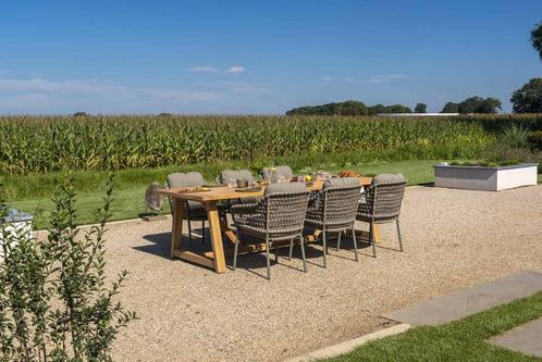 4 Seasons Outdoor Jura tuinset olijfgroen met Noah tafel 260, Tuin en Terras, Tuinsets en Loungesets, Ophalen of Verzenden