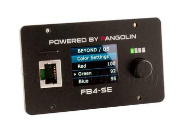 Pangolin FB4 interface met QuickShow of BEYOND Lasersoftware