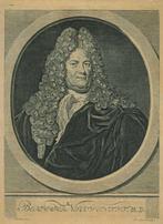 Portrait of Bernard Nieuwentijt, Antiek en Kunst, Kunst | Etsen en Gravures