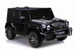 24V Mercedes-Benz G-WAGON, zwart paint,2 pers, BT, FM 4WD, Kinderen en Baby's, Speelgoed | Buiten | Accuvoertuigen, Ophalen of Verzenden