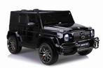 24V Mercedes-Benz G-WAGON, zwart paint,2 pers, BT, FM 4WD, Nieuw, Ophalen of Verzenden