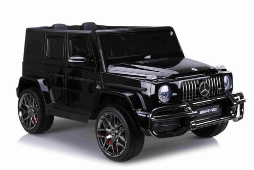 24V Mercedes-Benz G-WAGON, zwart paint,2 pers, BT, FM 4WD, Kinderen en Baby's, Speelgoed | Buiten | Accuvoertuigen, Nieuw, Ophalen of Verzenden