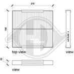 BINNENFILTER VOOR MAZDA 6 2008-2012 DD1061P11, Ophalen of Verzenden, Nieuw