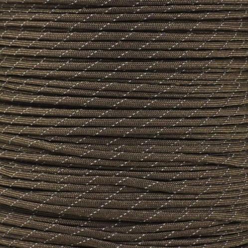 Rol 100 meter - Leger Groen Reflecterend Paracord 550 - #58, Doe-het-zelf en Verbouw, Overige Doe-het-zelf en Verbouw, Nieuw, Ophalen of Verzenden