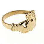 9 Krt. Claddagh ring (traditionele ring, Ierse sieraden), Goud, Ophalen of Verzenden