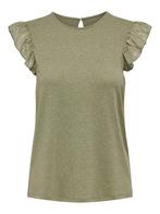 SALE -33% | ONLY Shirt Augusta kaki | OP=OP, Kleding | Dames, T-shirts, Nieuw, Verzenden