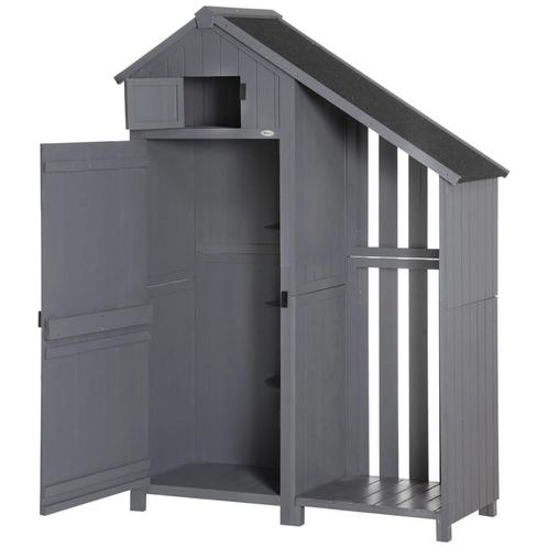 TRUUSK Tuinkast Hout Gereedschapsschuur Tuinhuis Gereedschap, Tuin en Terras, Bergingen en Tuinkasten, Nieuw, Verzenden