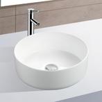 Waskom BWS Opbouw Keramiek Rond 36x36x12 cm Wit, Ophalen of Verzenden, Nieuw, Overige typen