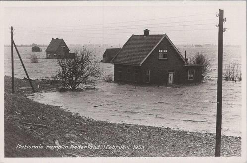 ZUID-HOLLAND - Nationale ramp in Nederland 1953, Verzamelen, Ansichtkaarten | Nederland, Verzenden