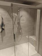 Inloopdouche 120cm schuifbaar helder glas + chroom - 0069, Doe-het-zelf en Verbouw, Ophalen, Nieuw, Glas, Douche