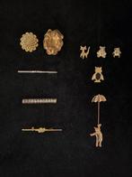 9 verfijnde Europese broche- en sjaalclipcollectie met 835, Antiek en Kunst