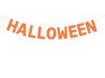 Zwarte Halloween Banner 2,5m, Hobby en Vrije tijd, Feestartikelen, Verzenden, Nieuw