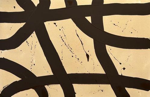 Stefanie Raus - Beige braun 523 XXL, Antiek en Kunst, Kunst | Schilderijen | Modern
