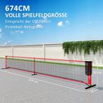 TRUUSK Draagbare Pickleball-Net Set - 6,7 M Net - Markering, Verzenden, Nieuw