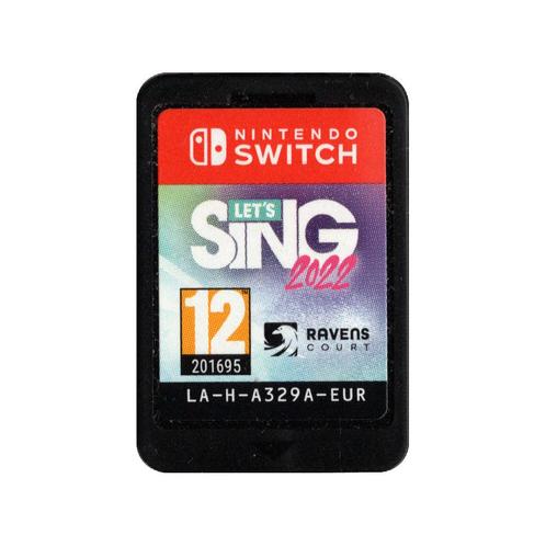 Switch Lets Sing 2022, Spelcomputers en Games, Games | Nintendo Switch, Zo goed als nieuw, Verzenden