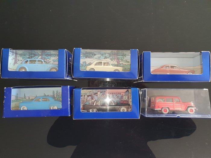 6 Modelautos - Tintin (Editions Atlas) - Kuifje, Boeken, Strips | Comics