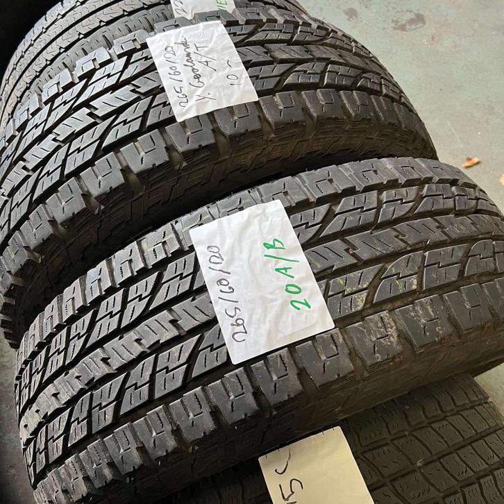 2 x Yokohama Geolander 265-60-20 A/T 4 Seizoenbanden 10mm, Auto-onderdelen, Banden en Velgen, 20 inch, All Season, 265 mm, Terreinwagen