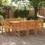 vidaXL Ligbedden 2 stuks 56x56x90 cm Massief Acaciahout, Tuin en Terras, Verzenden, Nieuw