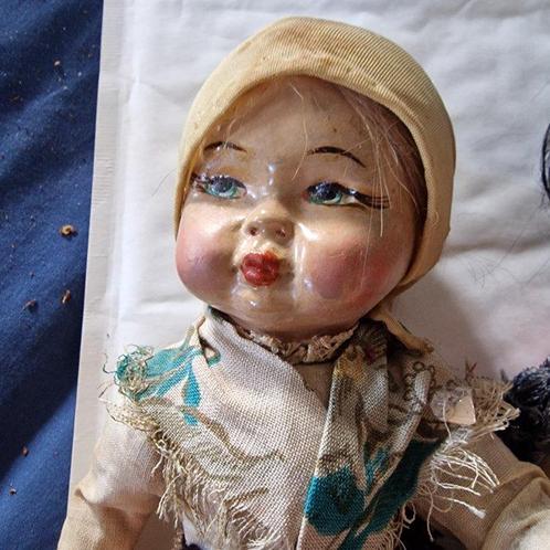 Unknown Manufacturer - Pop 2x Dolls - 1920-1930, Antiek en Kunst, Antiek | Speelgoed