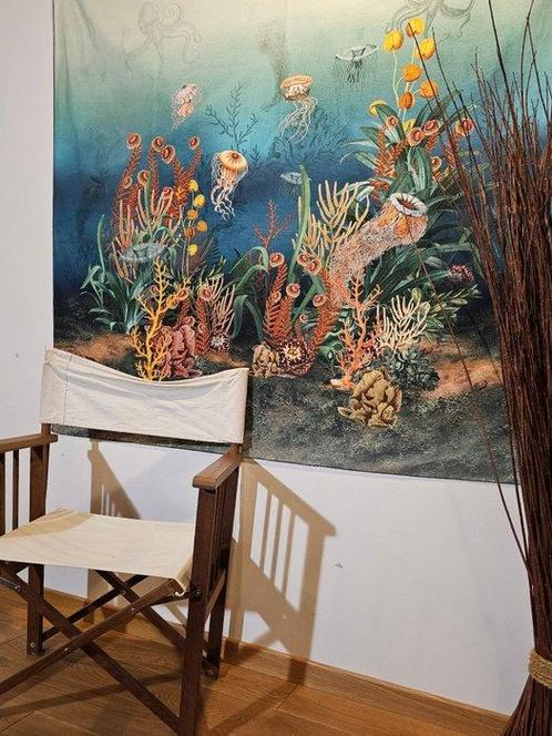 Decoratief paneel Aquarium -130x140cm- Op maat afgewerkt-, Antiek en Kunst, Antiek | Kleden en Textiel
