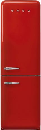 Smeg FAB32RRD6 retro jaren 50 koelkast - rood, Witgoed en Apparatuur, 150 tot 200 liter, Verzenden, 60 cm of meer, Met aparte vriezer