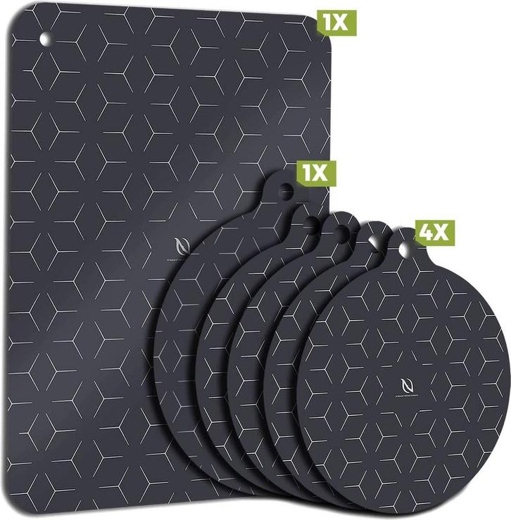 HI NATURE™ Inductie Beschermer set 6 Stuks - Inductie mat -, Witgoed en Apparatuur, Kookplaten, Zo goed als nieuw, Ophalen of Verzenden