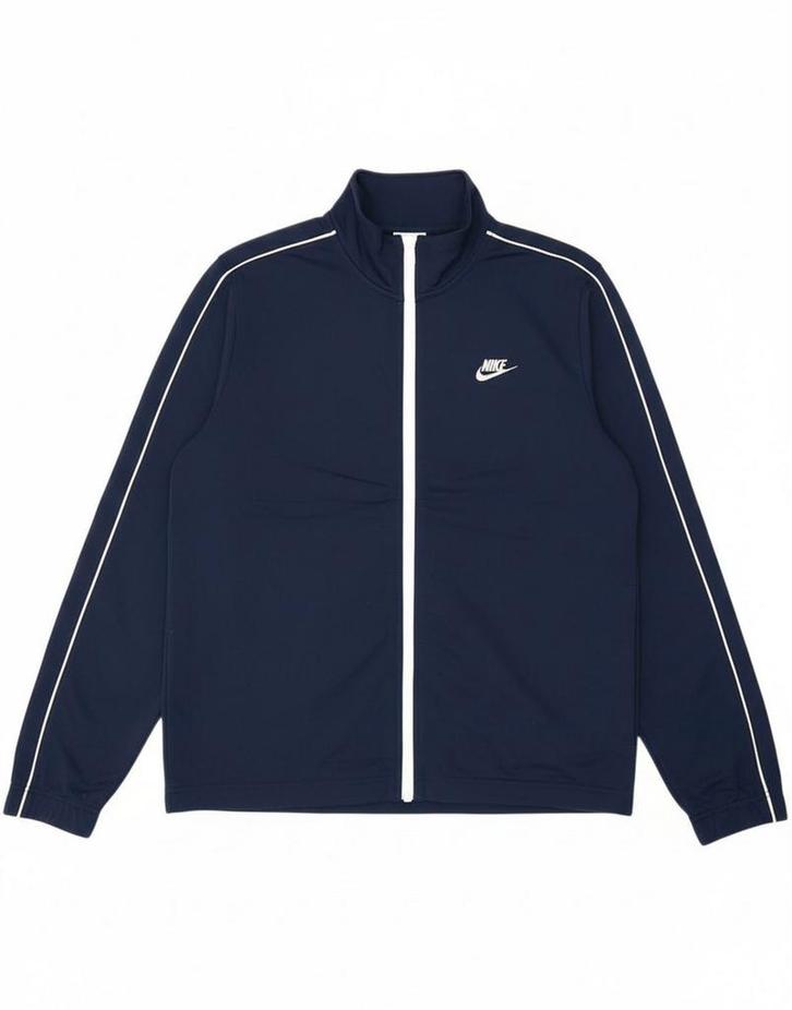 NIKE Mens Tracksuit Top Jacket Medium Navy Blue, Kleding | Heren, Jassen | Winter, Verzenden