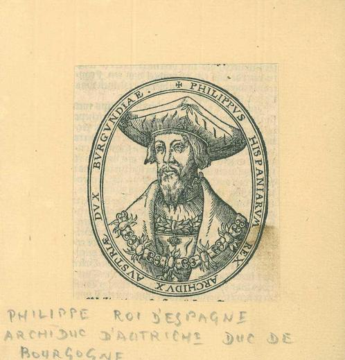 Portrait of Philip I of Castile, Antiek en Kunst, Kunst | Etsen en Gravures
