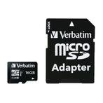 Verbatim Micro SDHC geheugenkaart / 16GB, Audio, Tv en Foto, Fotografie | Geheugenkaarten, Nieuw, Ophalen of Verzenden