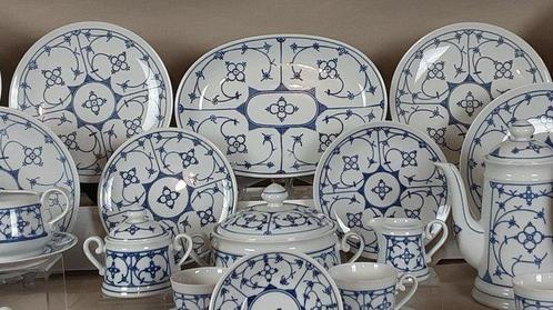 Bareuther-Waldsassen Bavaria - Indischblau - Tafelservies, Antiek en Kunst, Antiek | Meubels | Tafels