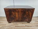 Credenza - Art Deco dressoir in wortelnotenhout - Spar,, Antiek en Kunst