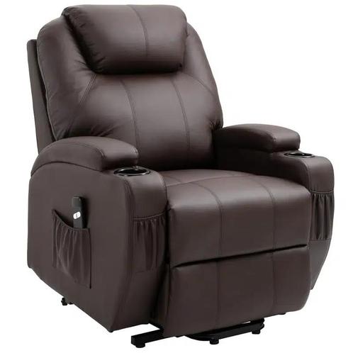 Fauteuil - Comfortabel Zitten - Sta-op Hulpmiddel - Bruin, Huis en Inrichting, Stoelen, Bruin, Nieuw, Stof, Ophalen of Verzenden