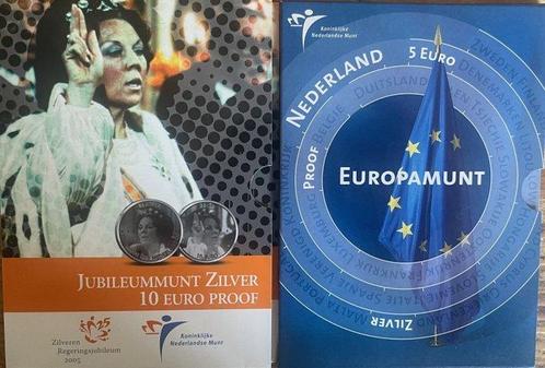 Nederland. 5 Euro / 10 Euro 2003/2020 (6 stuks) Proof, Postzegels en Munten, Munten | Europa | Euromunten