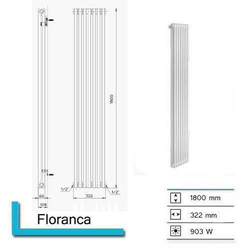 Designradiator Plieger Florence 1677 Watt Zijaansluiting, Doe-het-zelf en Verbouw, Sanitair, Overige typen, Nieuw, Ophalen of Verzenden
