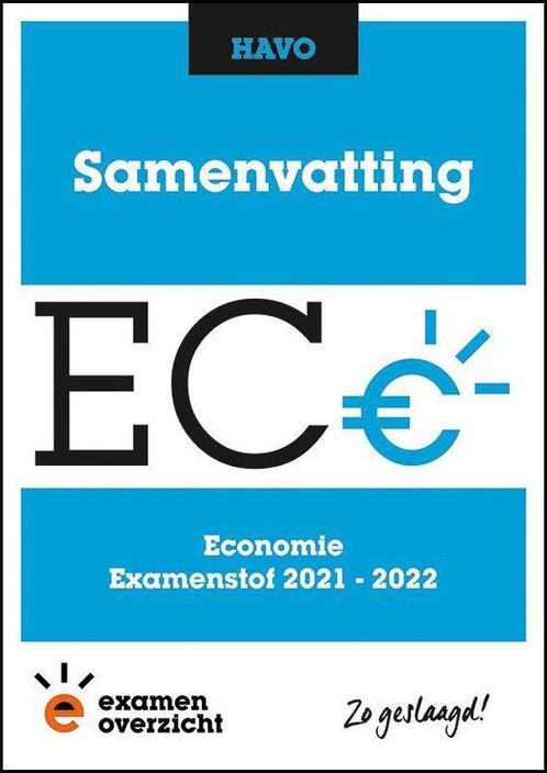 ExamenOverzicht   Samenvatting Economie HAVO 9789493190818, Boeken, Economie, Management en Marketing, Zo goed als nieuw, Verzenden