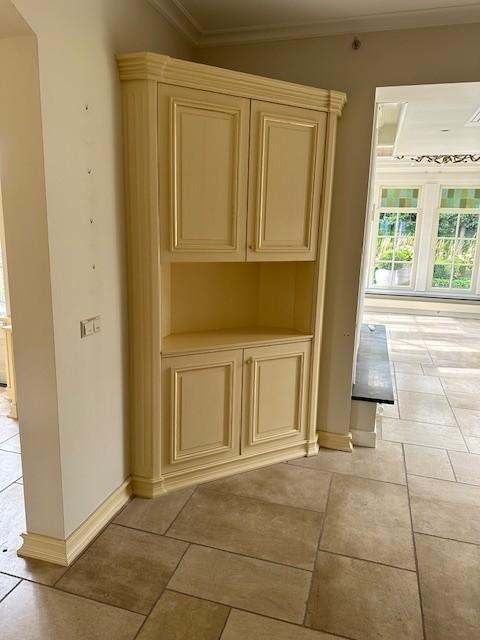 Hoekkast met of zonder glas, Huis en Inrichting, Kasten | Overige, Zo goed als nieuw, Ophalen