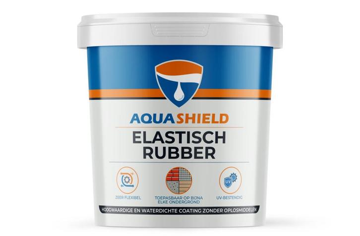 Aquashield Aquashield elastisch rubber 5 kg, zwart, emmer, Doe-het-zelf en Verbouw, Dakpannen en Dakbedekking, Nieuw, Verzenden